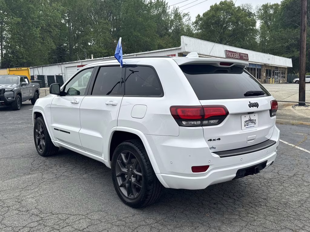 2021 Bright White Clearcoat Jeep Grand Cherokee 80th Anniversary Edition 4X4 SUV