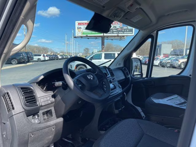 2026 Bright White Clearcoat Ram ProMaster 3500 High Roof FWD Van