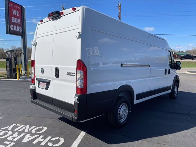 2026 Bright White Clearcoat Ram ProMaster 3500 High Roof FWD Van