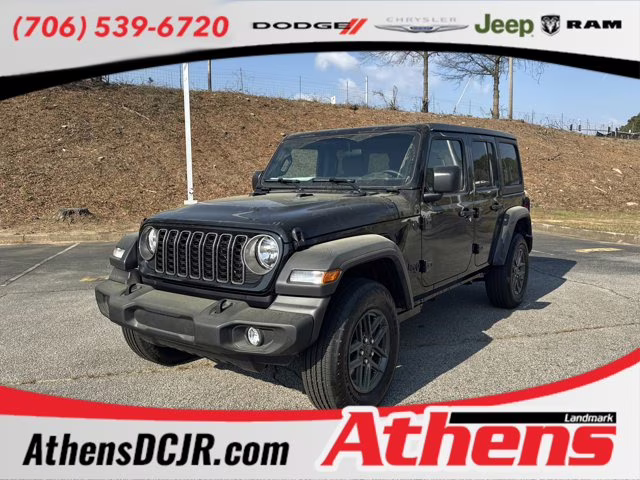 2026 Black Clearcoat Jeep Wrangler Sport 4X4 Convertible