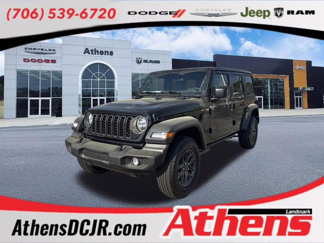 2026 Black Clearcoat Jeep Wrangler Sport 4X4 Convertible