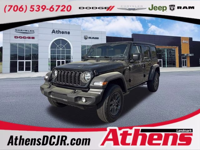 2026 Black Clearcoat Jeep Wrangler Sport 4X4 Convertible