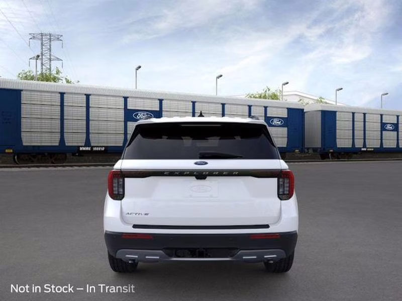 2026 Star White Metallic Tri-Coat Ford Explorer Active w/200A Pkg RWD SUV