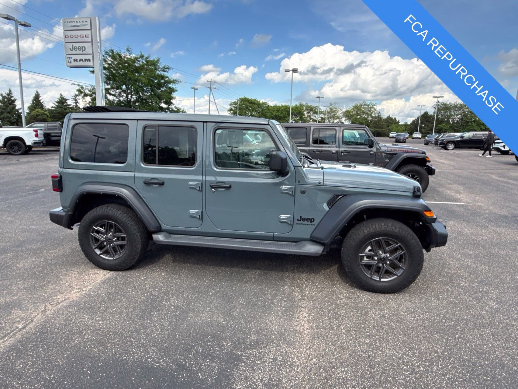 2024 Anvil Clear Coat Jeep Wrangler Sport S 4X4 SUV