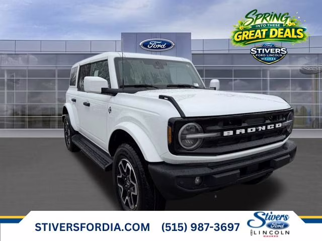 2026 Oxford White Ford Bronco Outer Banks 4X4 SUV