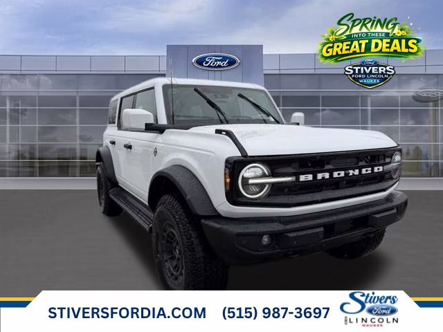 2026 Oxford White Ford Bronco Outer Banks 4X4 SUV