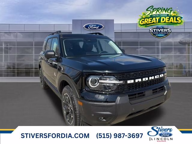 2026 Black Ford Bronco Sport Outer Banks 4X4 SUV