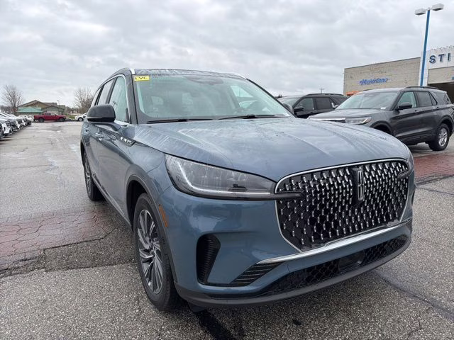 2026 Whisper Blue Metallic Clearcoat Lincoln Aviator Premiere AWD SUV