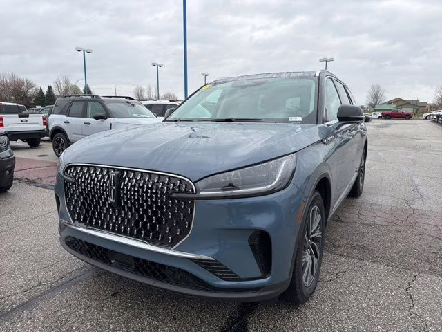 2026 Whisper Blue Metallic Clearcoat Lincoln Aviator Premiere AWD SUV