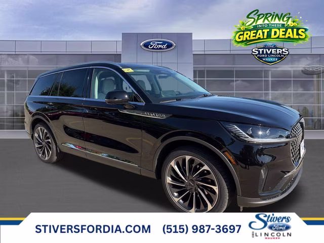 2026 Infinite Black Metallic Clearcoat Lincoln Aviator Reserve AWD SUV