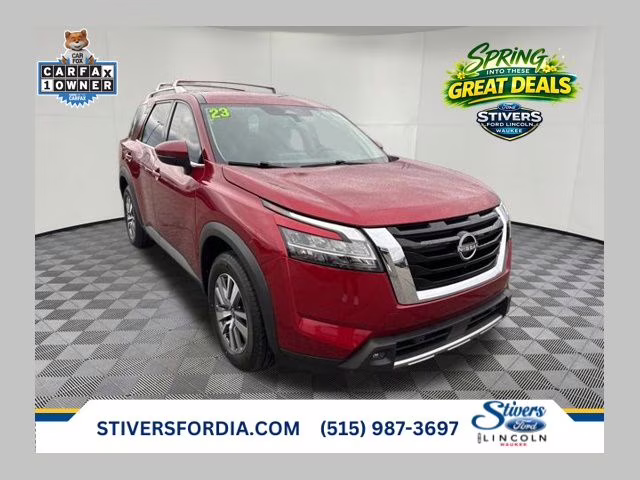 2023 Scarlet Ember Tintcoat Nissan Pathfinder SL 4X4 SUV