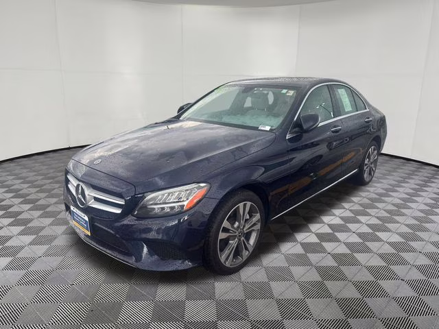2021 Blue Mercedes-Benz C-Class C 300 AWD Sedan