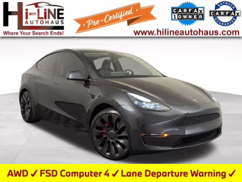 2025 Stealth Gray Tesla Model Y Performance AWD SUV