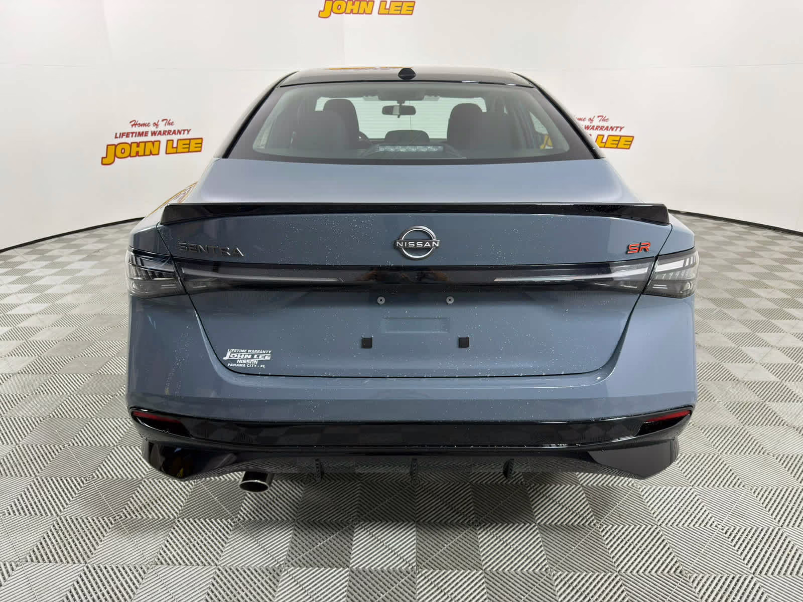 2026 Atlantic Gray Metallic/Super Black Nissan Sentra SR FWD Sedan