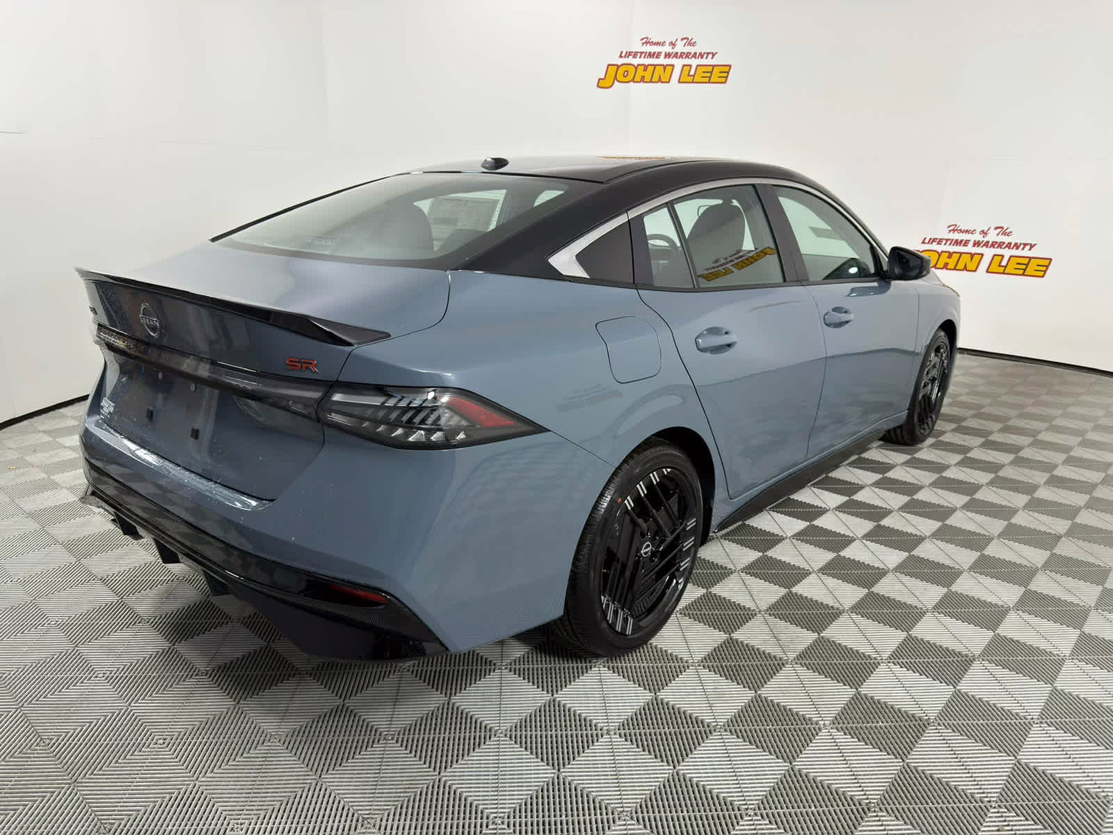 2026 Atlantic Gray Metallic/Super Black Nissan Sentra SR FWD Sedan