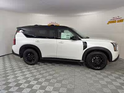 2026 Aspen White Tricoat/Super Black Nissan Armada PRO-4X 4X4 SUV