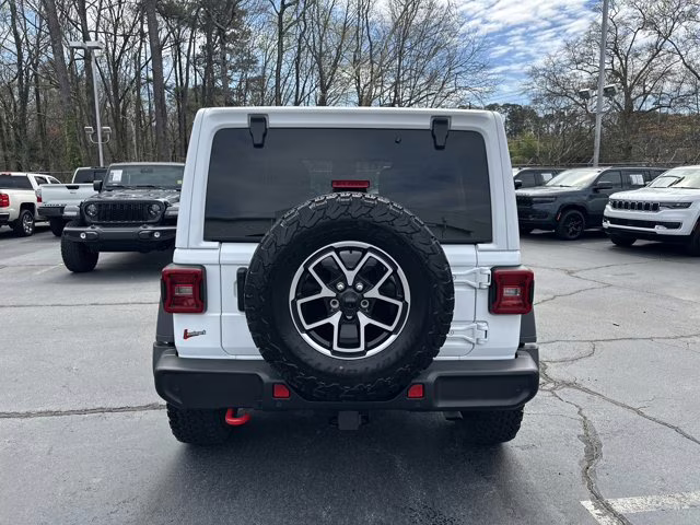 2024 White Jeep Wrangler Rubicon 4X4 Convertible
