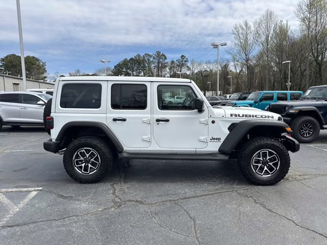 2024 White Jeep Wrangler Rubicon 4X4 Convertible