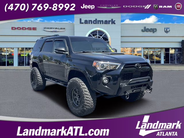 2021 Midnight Black Metallic Toyota 4Runner TRD Off Road Premium 4X4 SUV