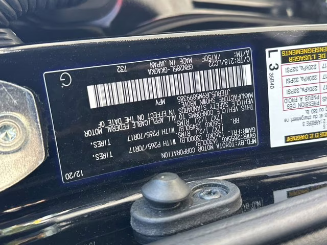 2021 Midnight Black Metallic Toyota 4Runner TRD Off Road Premium 4X4 SUV