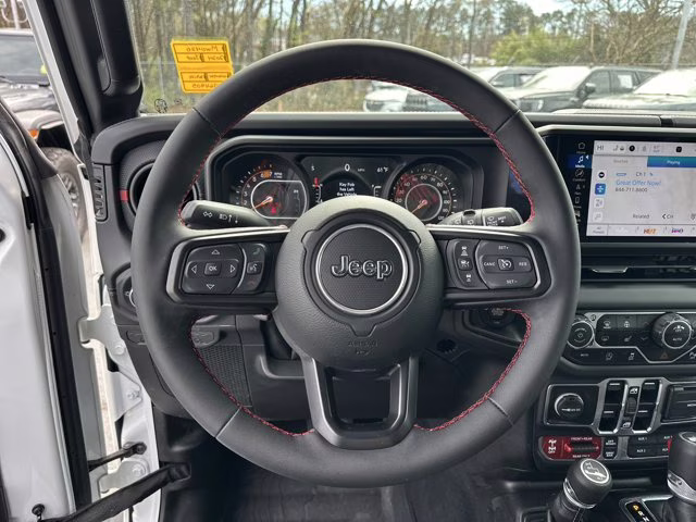 2024 White Jeep Wrangler Rubicon 4X4 Convertible