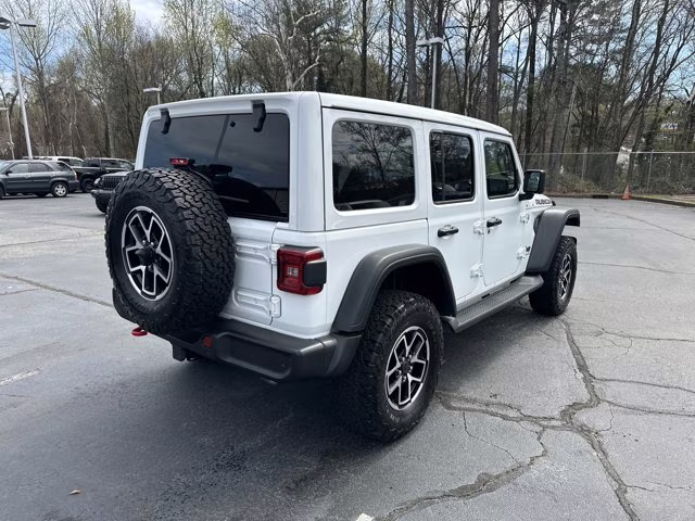 2024 White Jeep Wrangler Rubicon 4X4 Convertible