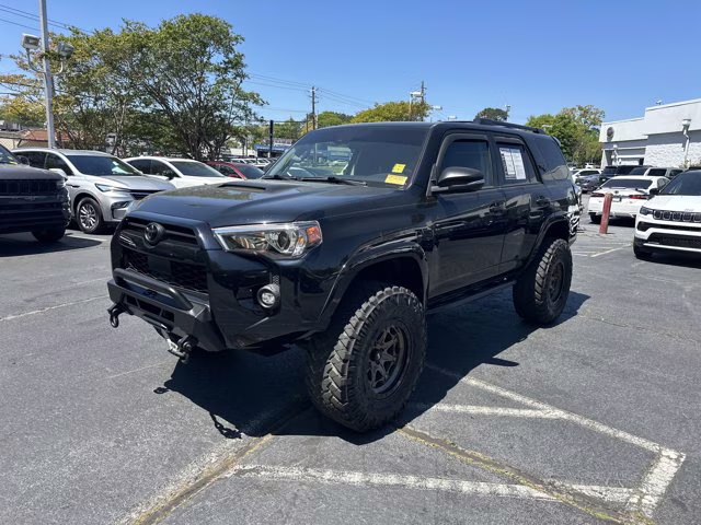 2021 Midnight Black Metallic Toyota 4Runner TRD Off Road Premium 4X4 SUV