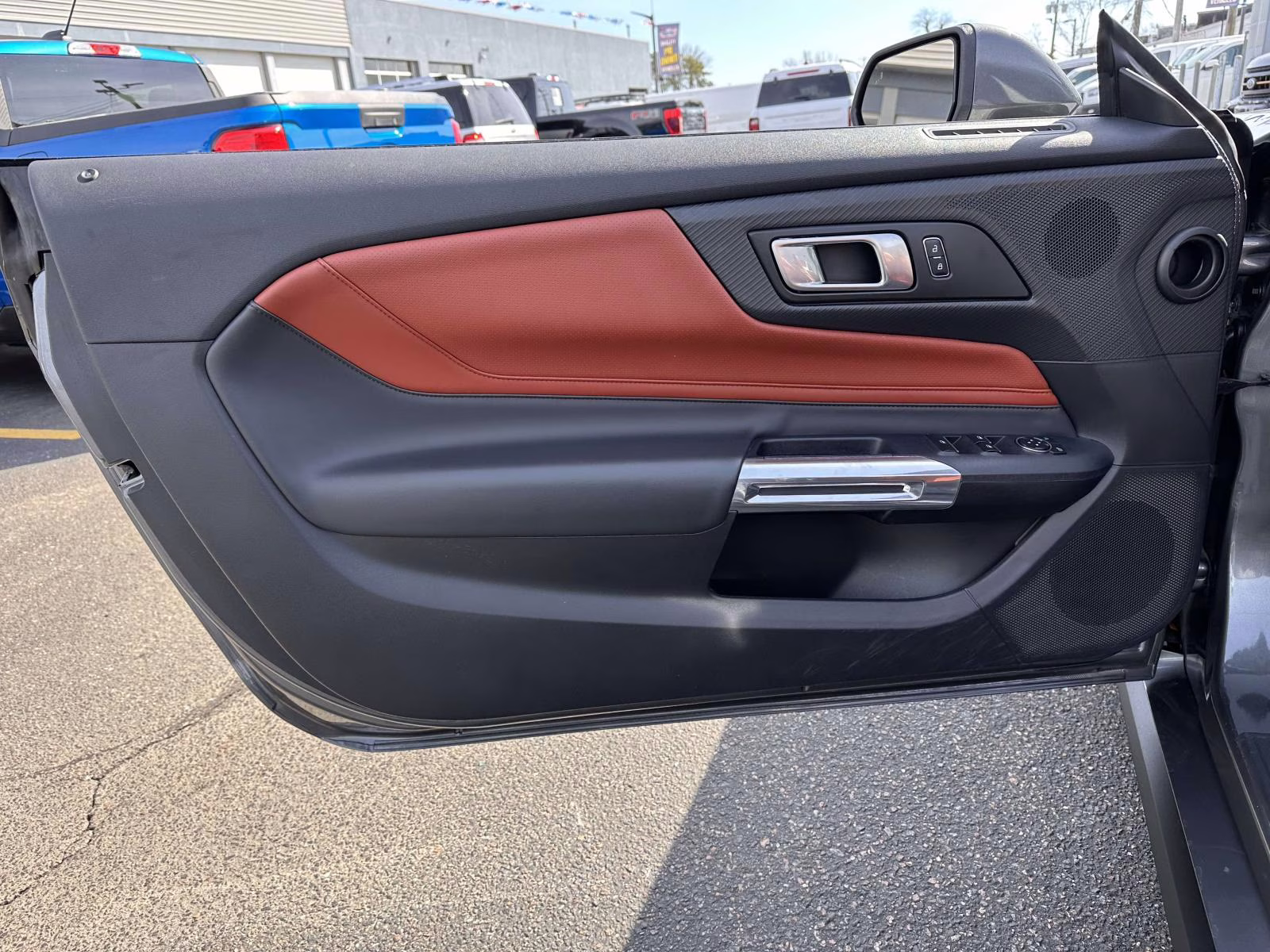 2025 Carbonized Gray Metallic Ford Mustang EcoBoost Convertible RWD Sedan