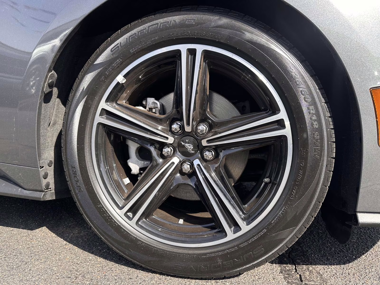 2025 Carbonized Gray Metallic Ford Mustang EcoBoost Convertible RWD Sedan