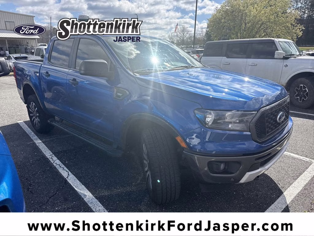 2019 Lightning Blue Metallic Ford Ranger XLT RWD Truck