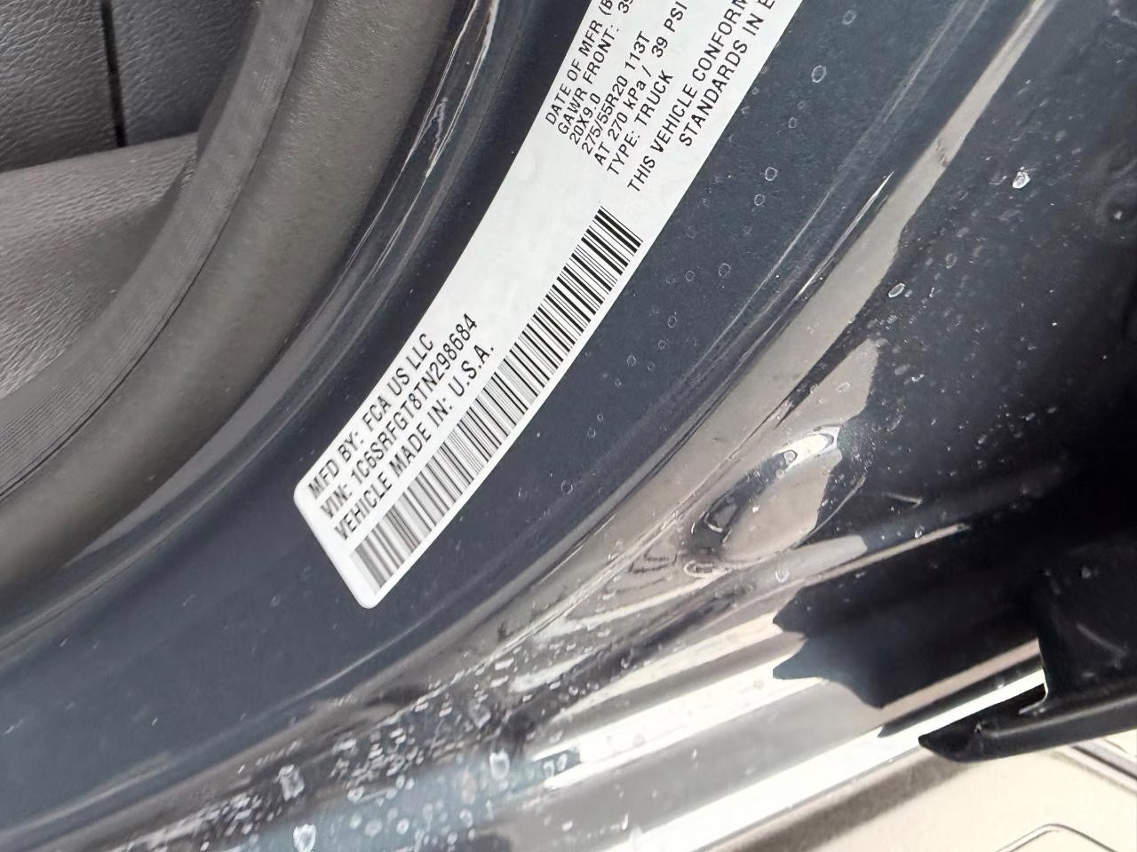 2026 Forged Blue Metallic Ram 1500 Express 4X4 Truck