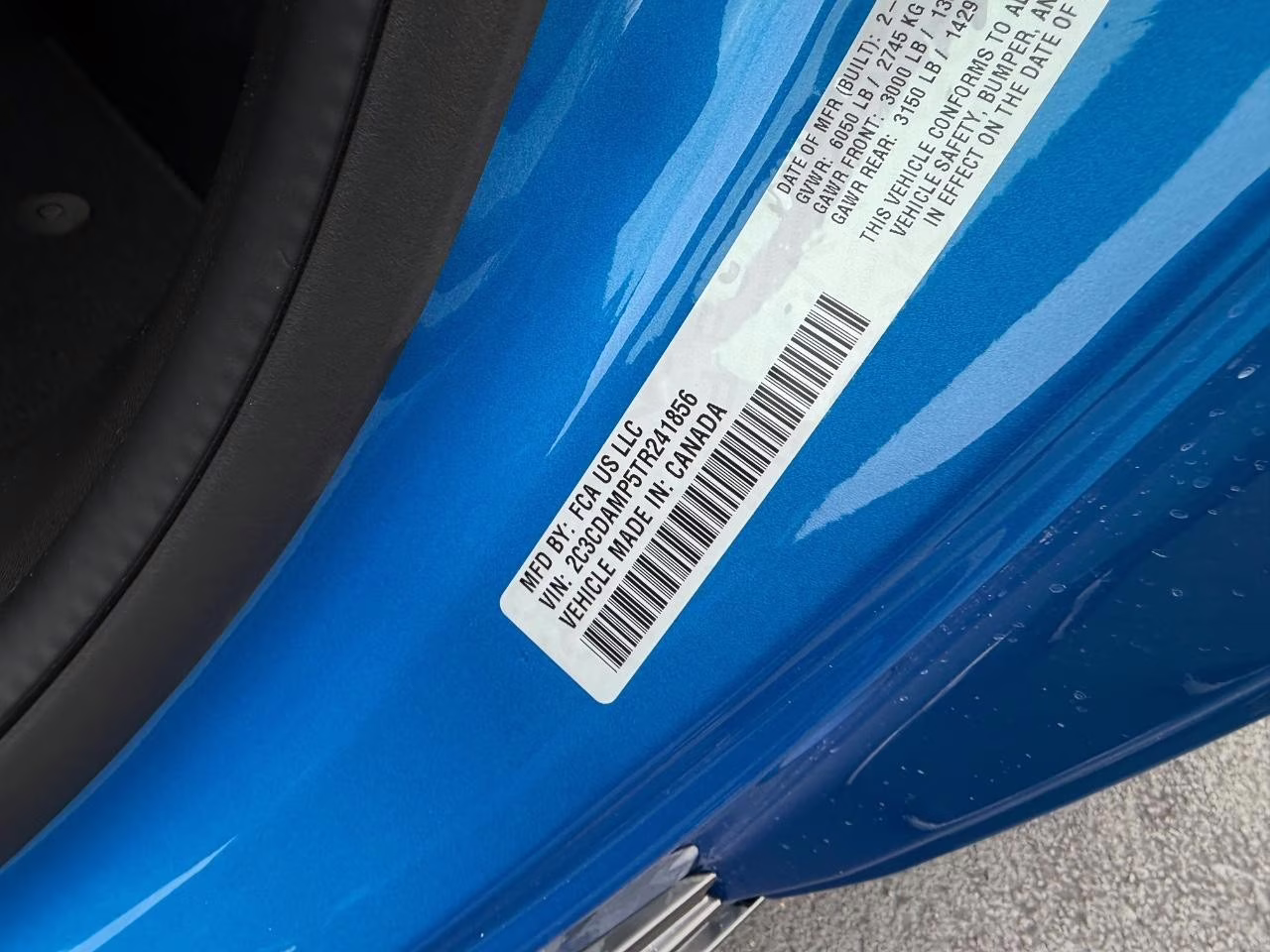 2026 Bludicrous Dodge Charger R/T Scat Pack AWD Coupe