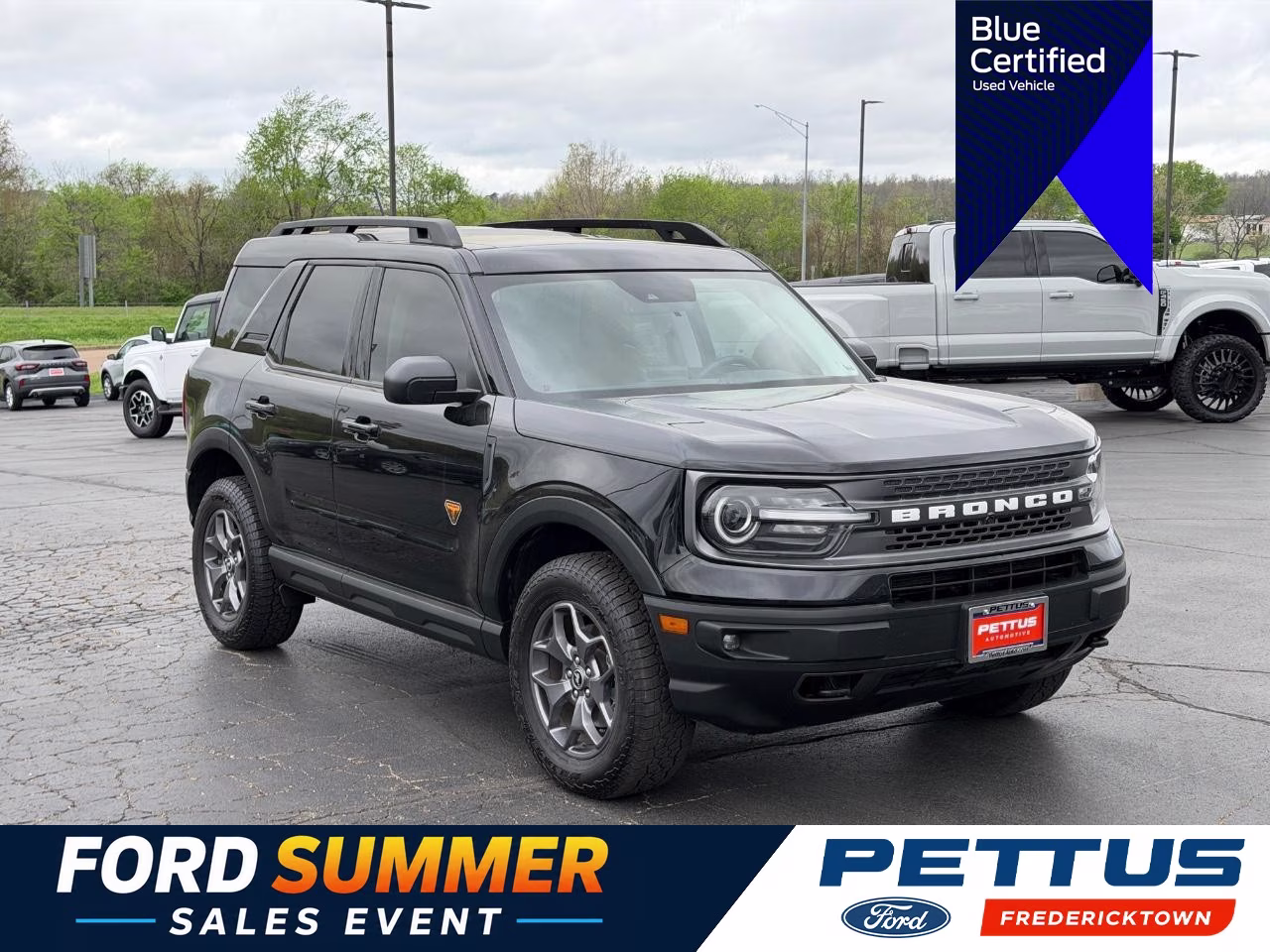 2023 Shadow Black Ford Bronco Sport Badlands 4X4 SUV