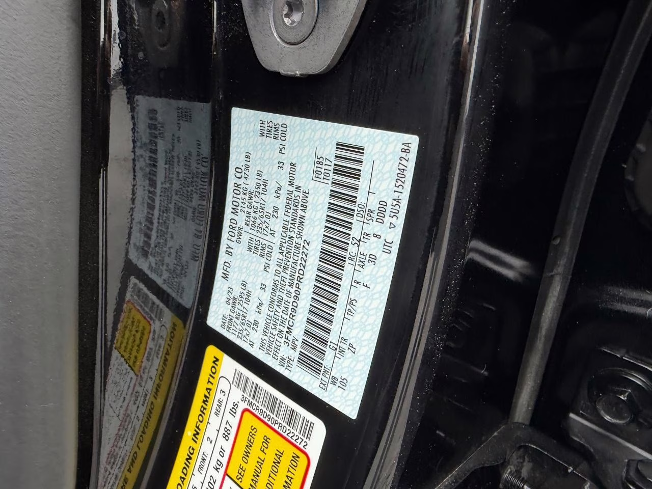 2023 Shadow Black Ford Bronco Sport Badlands 4X4 SUV