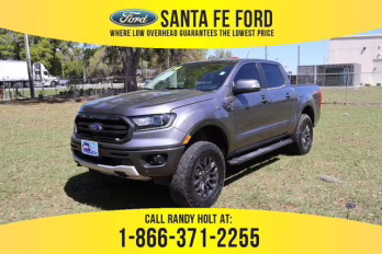 2021 Gray Ford Ranger LARIAT 4X4 Truck