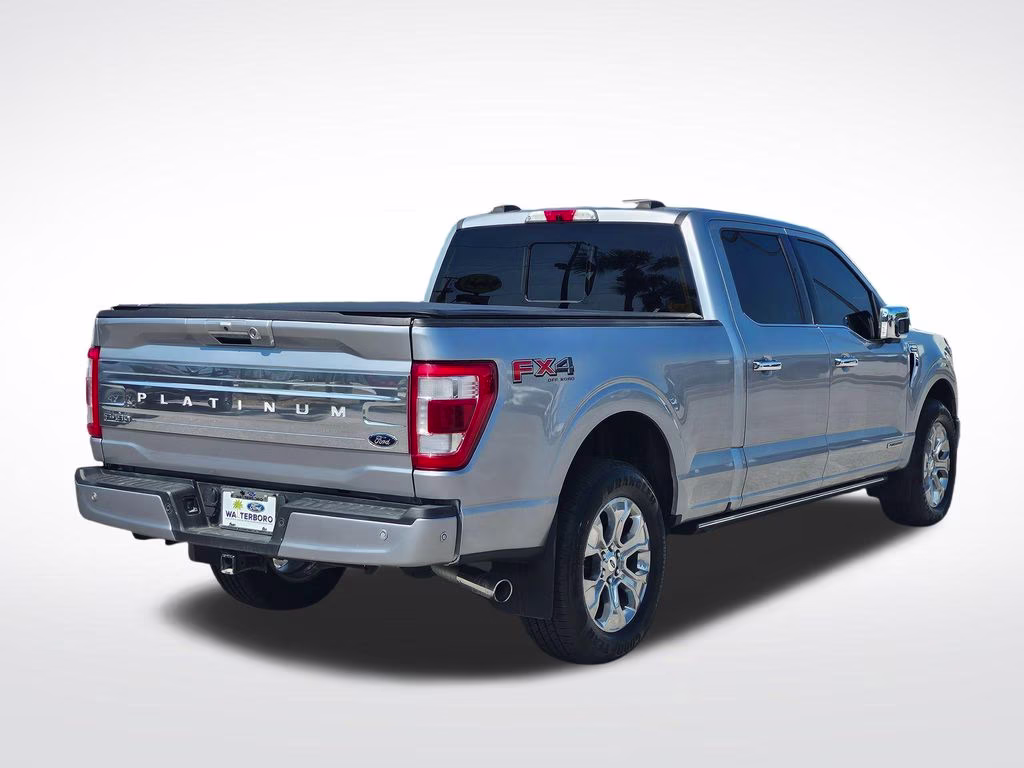 2022 Silver Metallic Ford F-150 Platinum 4X4 Truck