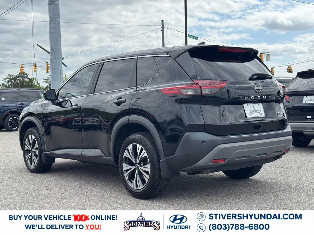 2023 Super Black Nissan Rogue SV FWD SUV