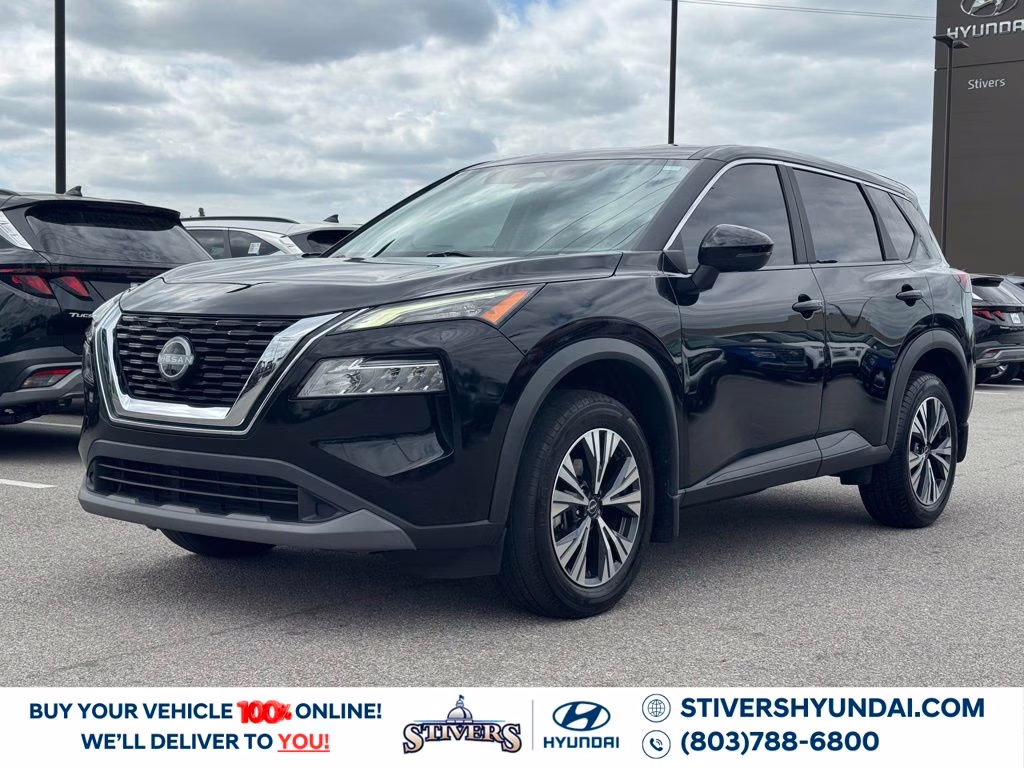 2023 Super Black Nissan Rogue SV FWD SUV