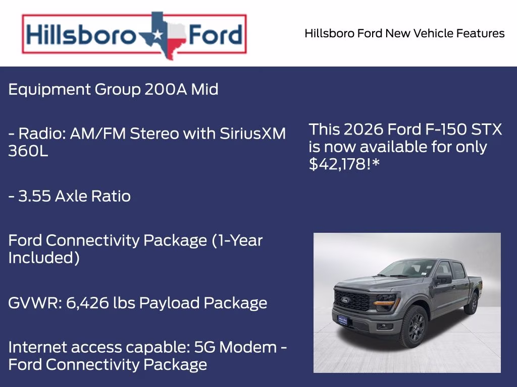 2026 Carbonized Gray Metallic Ford F-150 STX RWD Truck