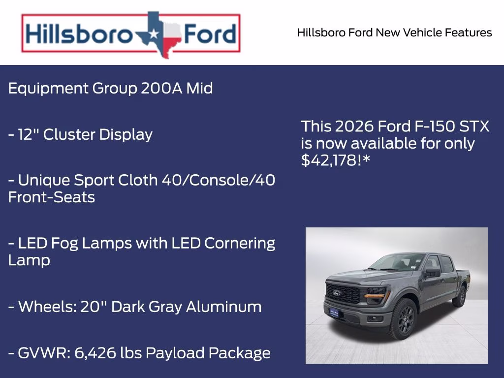 2026 Carbonized Gray Metallic Ford F-150 STX RWD Truck