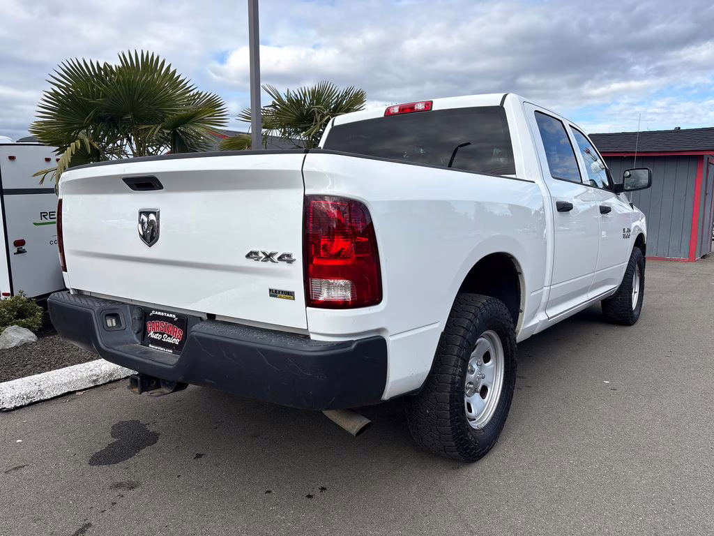 2014 Bright White Clearcoat Ram 1500 Tradesman 4X4 Truck