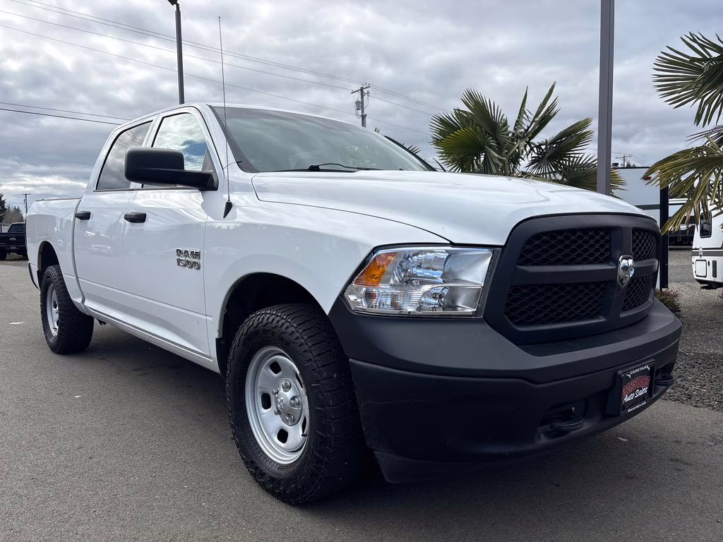 2014 Bright White Clearcoat Ram 1500 Tradesman 4X4 Truck