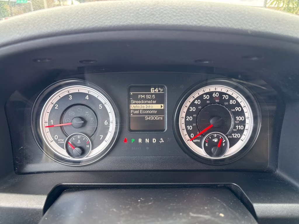 2014 Bright White Clearcoat Ram 1500 Tradesman 4X4 Truck