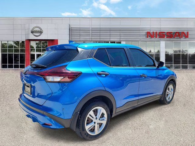 2022 Electric Blue Metallic Nissan Kicks S FWD SUV