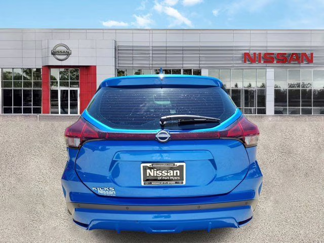 2022 Electric Blue Metallic Nissan Kicks S FWD SUV