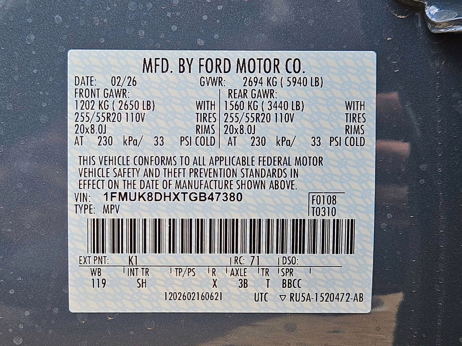 2026 Vapor Blue Ford Explorer Active 4X4 SUV