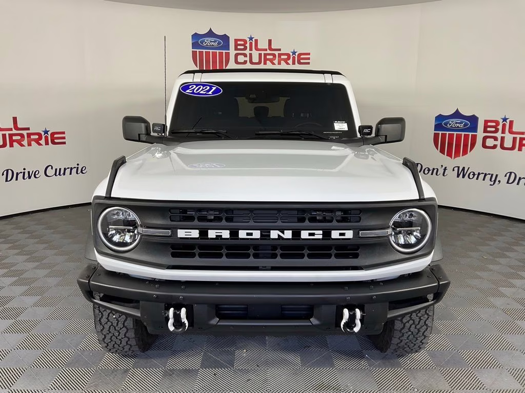 2021 Oxford White Ford Bronco Black Diamond 4X4 SUV