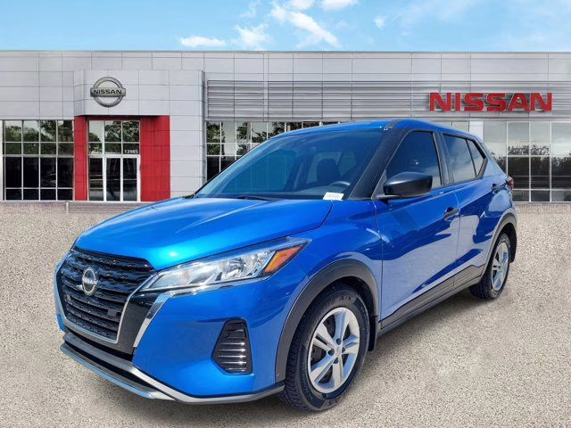 2022 Electric Blue Metallic Nissan Kicks S FWD SUV