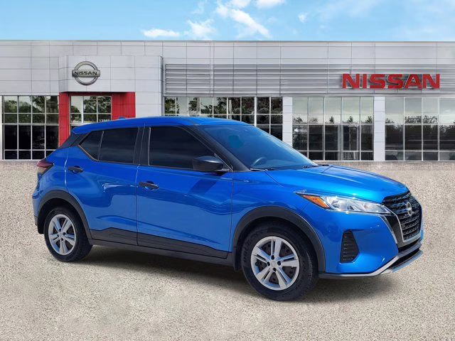 2022 Electric Blue Metallic Nissan Kicks S FWD SUV