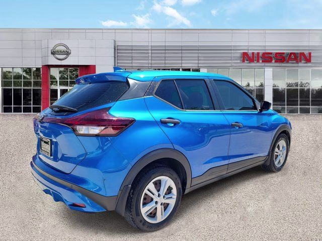 2022 Electric Blue Metallic Nissan Kicks S FWD SUV
